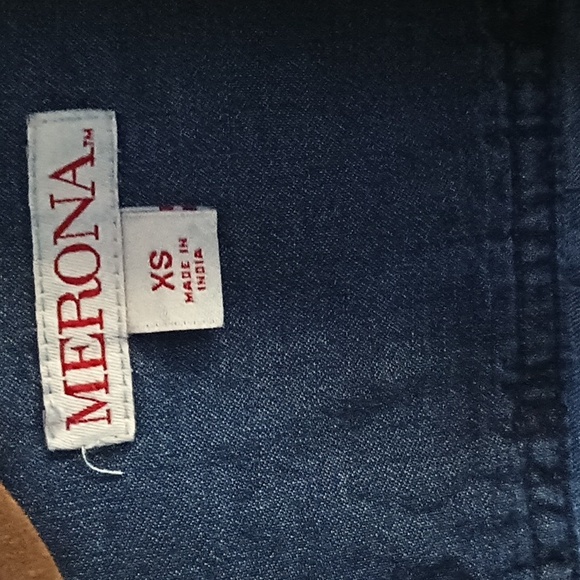 Jean shirt merona XS - Picture 6 of 6